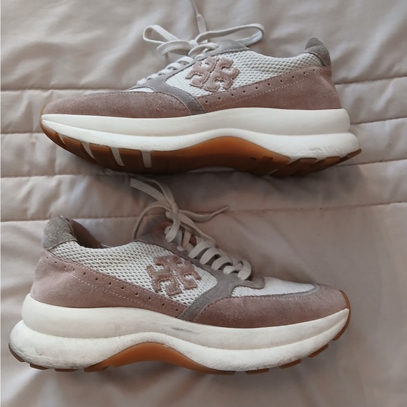 Tory Burch Beige and dusty pink Sneakers - Picture 2 of 7